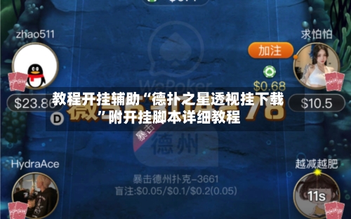教程开挂辅助“德扑之星透视挂下载”附开挂脚本详细教程-第1张图片