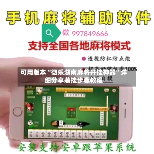 可用版本“微乐湖南麻将开挂神器	”详细分享装挂步骤教程-第1张图片