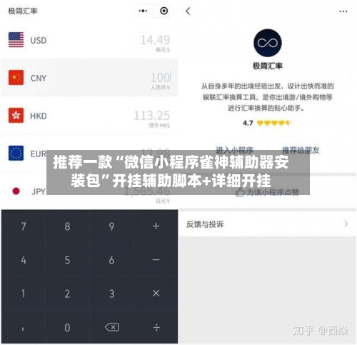 推荐一款“微信小程序雀神辅助器安装包”开挂辅助脚本+详细开挂-第1张图片