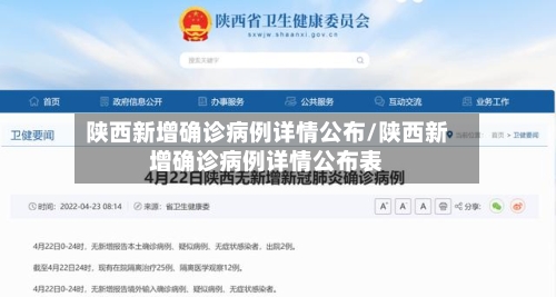 陕西新增确诊病例详情公布/陕西新增确诊病例详情公布表-第1张图片