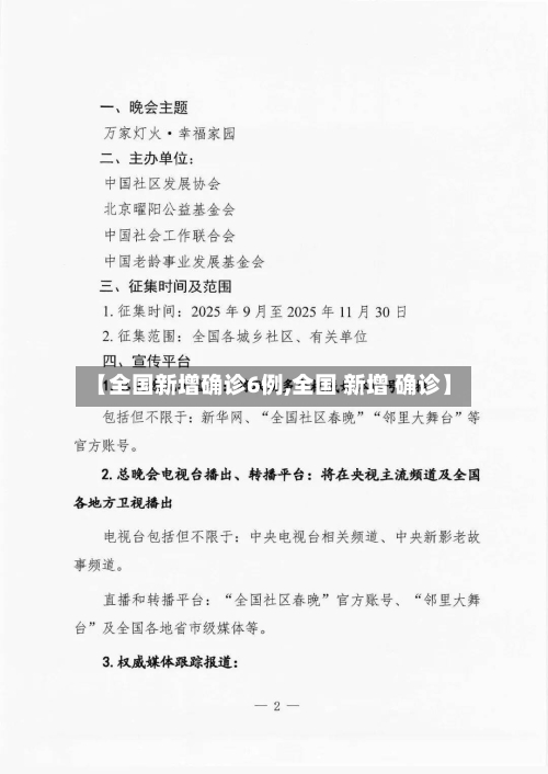 【全国新增确诊6例,全国 新增 确诊】-第1张图片