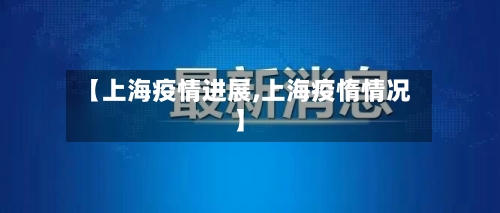 【上海疫情进展,上海疫惰情况】-第1张图片