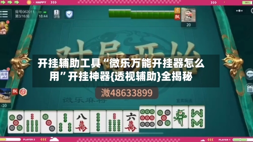 开挂辅助工具“微乐万能开挂器怎么用”开挂神器{透视辅助}全揭秘-第1张图片