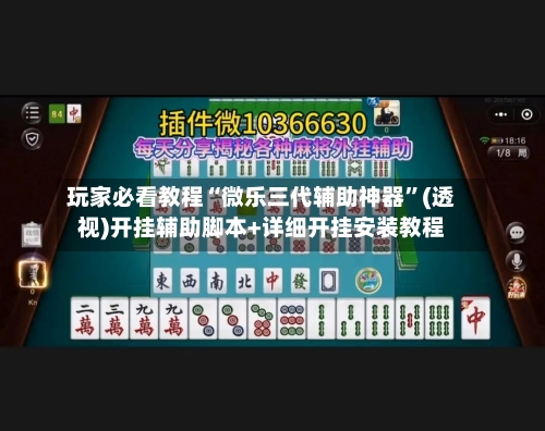 玩家必看教程“微乐三代辅助神器”(透视)开挂辅助脚本+详细开挂安装教程-第3张图片