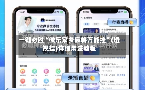 一键必胜“微乐家乡麻将万能挂”(透视挂)详细用法教程-第1张图片