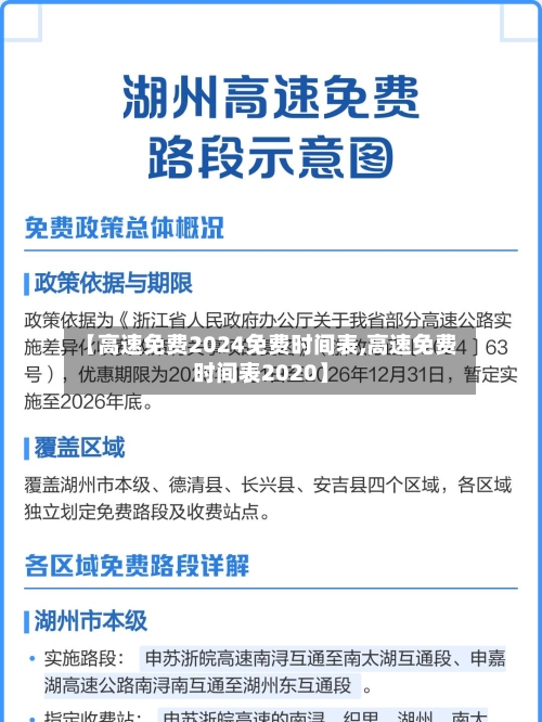 【高速免费2024免费时间表,高速免费时间表2020】-第1张图片