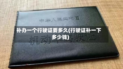 补办一个行驶证要多久(行驶证补一下多少钱)-第1张图片