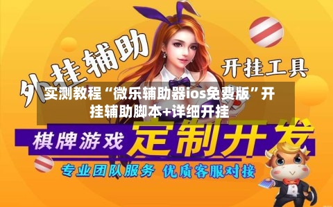 实测教程“微乐辅助器ios免费版”开挂辅助脚本+详细开挂-第2张图片
