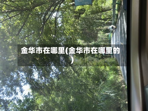 金华市在哪里(金华市在哪里的)-第1张图片