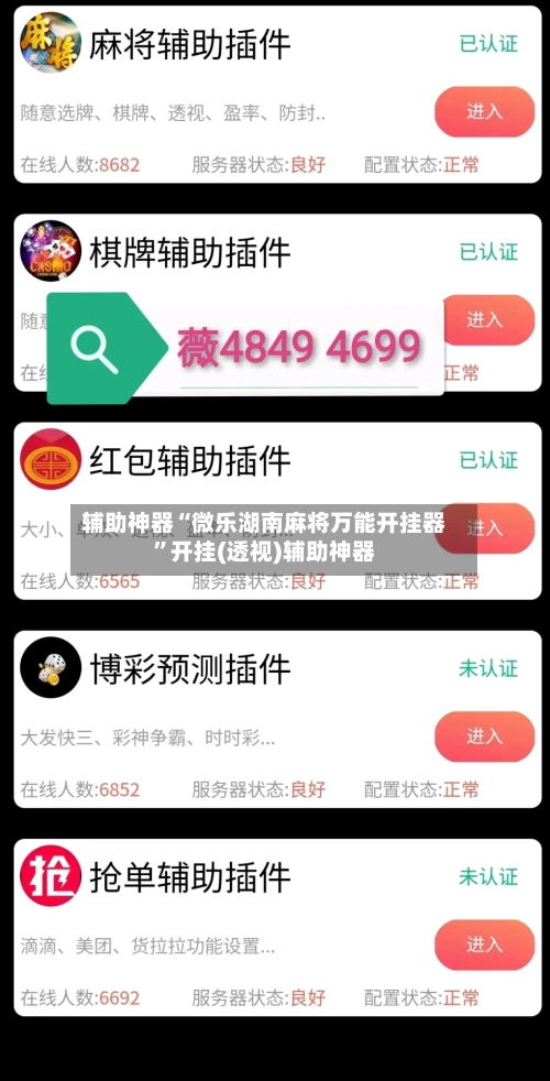辅助神器“微乐湖南麻将万能开挂器”开挂(透视)辅助神器-第3张图片