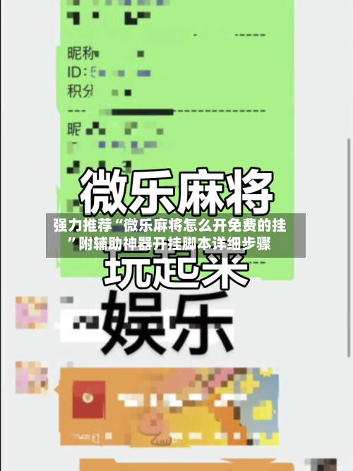 强力推荐“微乐麻将怎么开免费的挂”附辅助神器开挂脚本详细步骤-第1张图片
