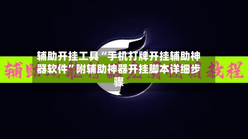 辅助开挂工具“手机打牌开挂辅助神器软件	”附辅助神器开挂脚本详细步骤-第2张图片