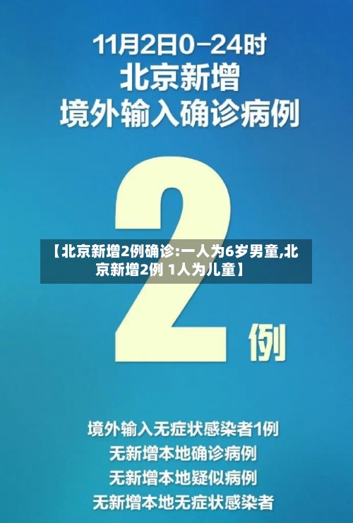 【北京新增2例确诊:一人为6岁男童,北京新增2例 1人为儿童】-第1张图片