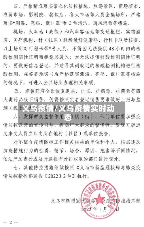 义乌疫情/义乌疫情实时动态-第1张图片