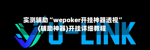 实测辅助“wepoker开挂神器透视	”(辅助神器)开挂详细教程-第1张图片