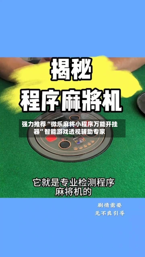 强力推荐“微乐麻将小程序万能开挂器”智能游戏透视辅助专家-第2张图片