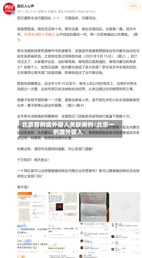 北京首例境外输入关联病例/北京一例境外输入-第1张图片