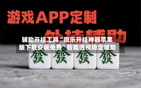 辅助开挂工具“微乐开挂神器苹果版下载安装免费”智能透视稳定辅助-第2张图片