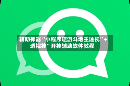 辅助神器“小程序途游斗地主透视	”+透视挂”开挂辅助软件教程-第3张图片