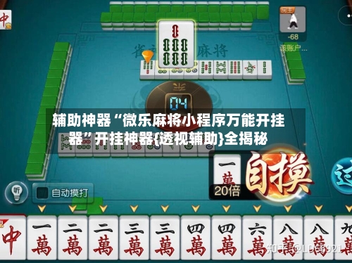 辅助神器“微乐麻将小程序万能开挂器”开挂神器{透视辅助}全揭秘-第3张图片