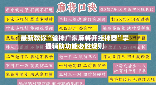 最新教你“雀神广东麻将开挂神器”掌握辅助功能必胜规则-第1张图片