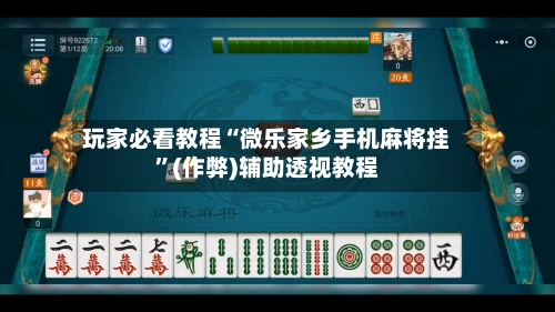 玩家必看教程“微乐家乡手机麻将挂”(作弊)辅助透视教程-第1张图片