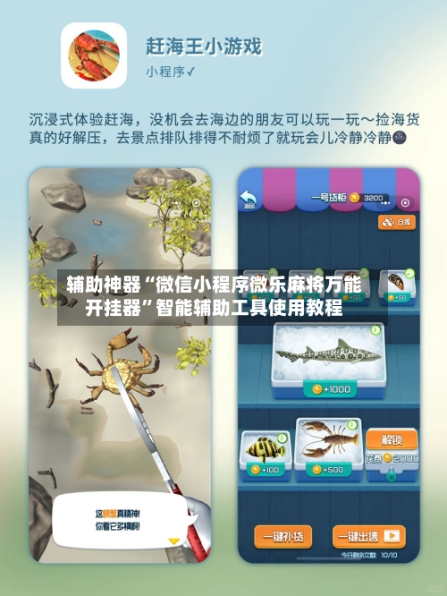辅助神器“微信小程序微乐麻将万能开挂器”智能辅助工具使用教程-第3张图片
