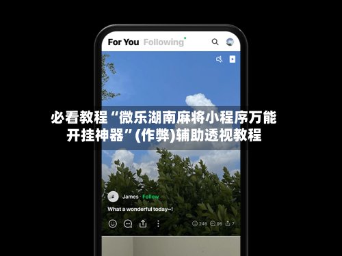 必看教程“微乐湖南麻将小程序万能开挂神器”(作弊)辅助透视教程-第1张图片