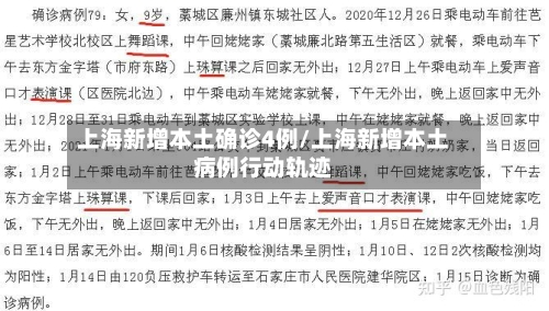 上海新增本土确诊4例/上海新增本土病例行动轨迹-第3张图片