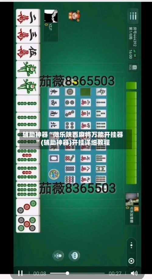 辅助神器“微乐陕西麻将万能开挂器	”(辅助神器)开挂详细教程-第2张图片