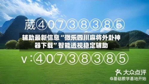 辅助最新信息“微乐四川麻将外卦神器下载	”智能透视稳定辅助-第1张图片