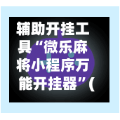 辅助开挂工具“微乐麻将小程序万能开挂器”(必备工具)辅助教学-第2张图片