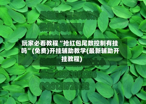 玩家必看教程“抢红包尾数控制有挂吗”(免费)开挂辅助教学(最新辅助开挂教程)-第2张图片