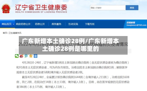 广东新增本土确诊28例/广东新增本土确诊28例是哪里的-第3张图片