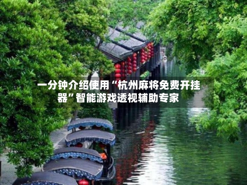 一分钟介绍使用“杭州麻将免费开挂器”智能游戏透视辅助专家
