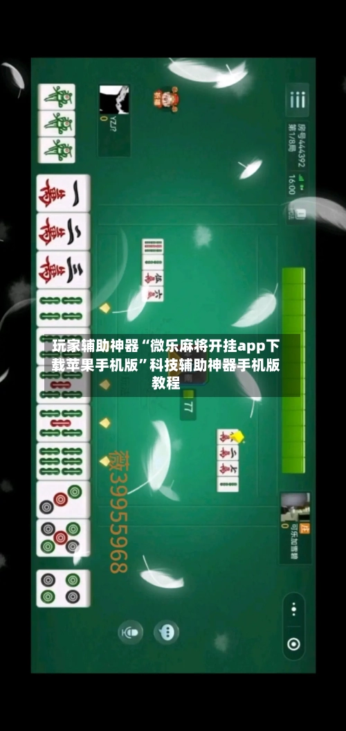 玩家辅助神器“微乐麻将开挂app下载苹果手机版”科技辅助神器手机版教程