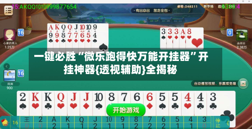 一键必胜“微乐跑得快万能开挂器”开挂神器{透视辅助}全揭秘-第2张图片