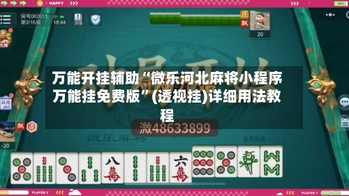 万能开挂辅助“微乐河北麻将小程序万能挂免费版	”(透视挂)详细用法教程-第2张图片
