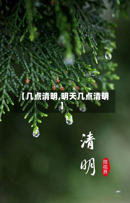 【几点清明,明天几点清明】-第1张图片