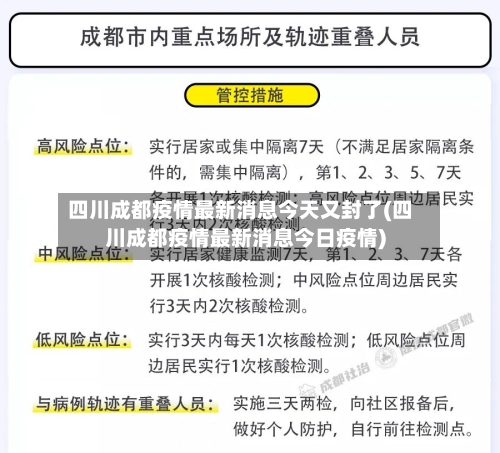 四川成都疫情最新消息今天又封了(四川成都疫情最新消息今日疫情)-第2张图片