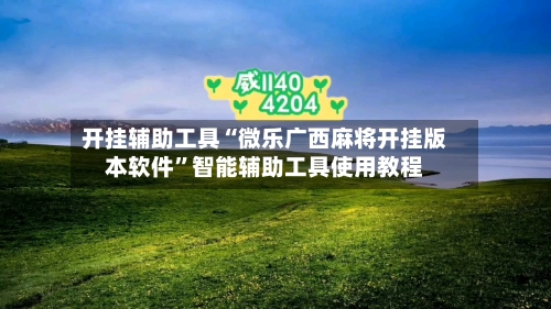 开挂辅助工具“微乐广西麻将开挂版本软件”智能辅助工具使用教程-第2张图片
