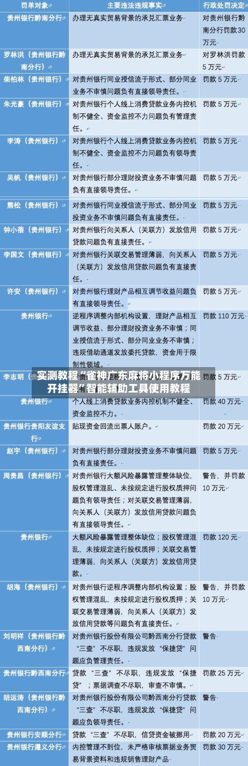 实测教程“雀神广东麻将小程序万能开挂器	”智能辅助工具使用教程-第2张图片