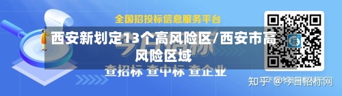 西安新划定13个高风险区/西安市高风险区域