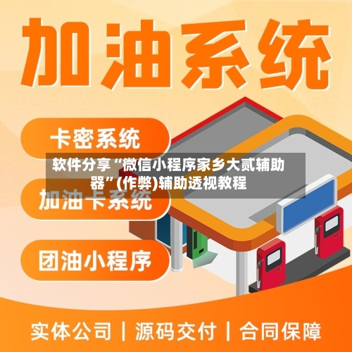 软件分享“微信小程序家乡大贰辅助器	”(作弊)辅助透视教程-第2张图片