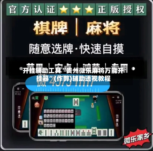 开挂辅助工具“贵州微乐麻将万能开挂器”(作弊)辅助透视教程-第1张图片