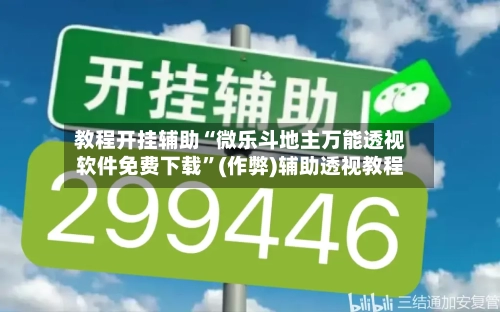 教程开挂辅助“微乐斗地主万能透视软件免费下载”(作弊)辅助透视教程-第2张图片