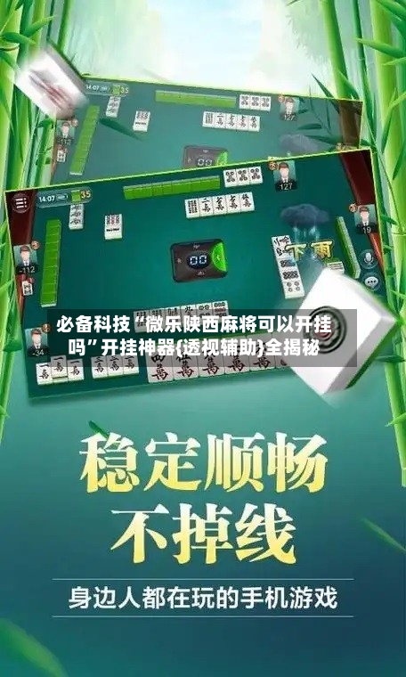 必备科技“微乐陕西麻将可以开挂吗”开挂神器{透视辅助}全揭秘-第2张图片