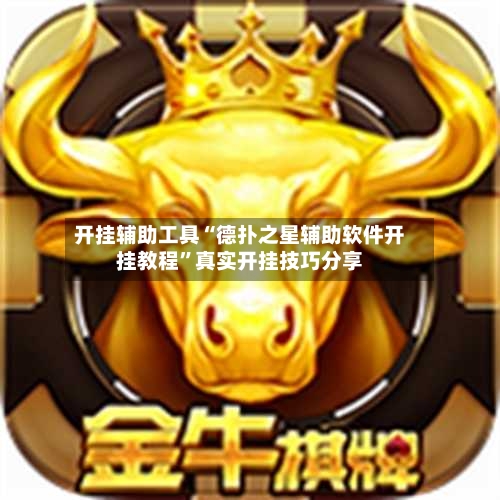 开挂辅助工具“德扑之星辅助软件开挂教程”真实开挂技巧分享