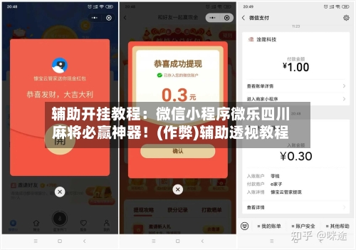 辅助开挂教程:微信小程序微乐四川麻将必赢神器!(作弊)辅助透视教程-第2张图片