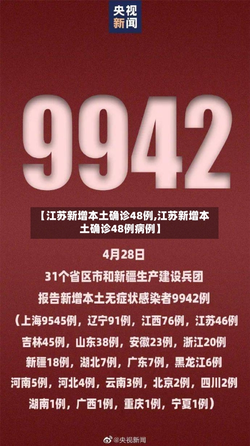 【江苏新增本土确诊48例,江苏新增本土确诊48例病例】-第2张图片